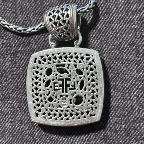 Balissima by EFFY Multi-Stone Ring & Necklace Square Pendant Set - Picture 12 of 12